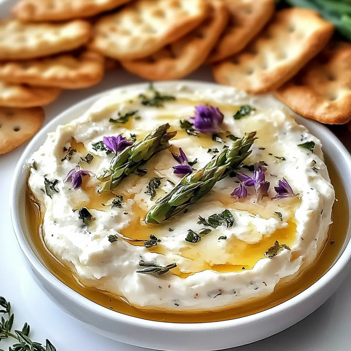 Knoblauch Ziegenkäse Dip für jede Feierlichkeit
