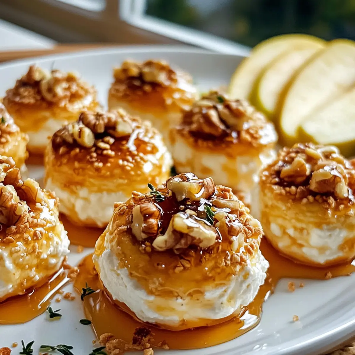 Ziegenkäse und Honig Häppchen in 15 Minuten