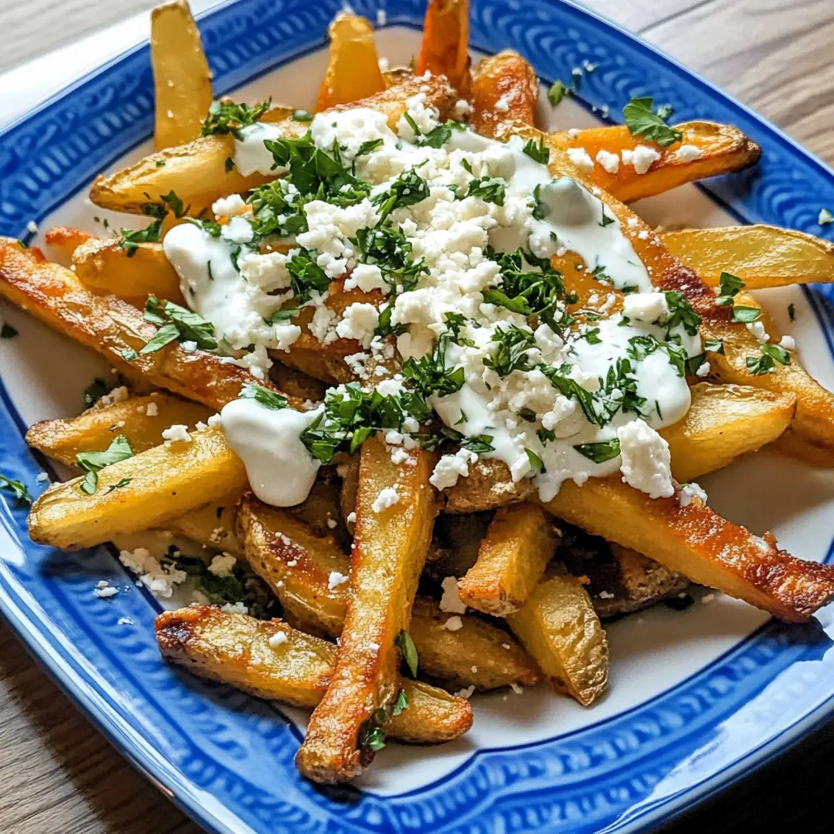 Griechische Pommes mit Feta-Käse für jeden Anlass