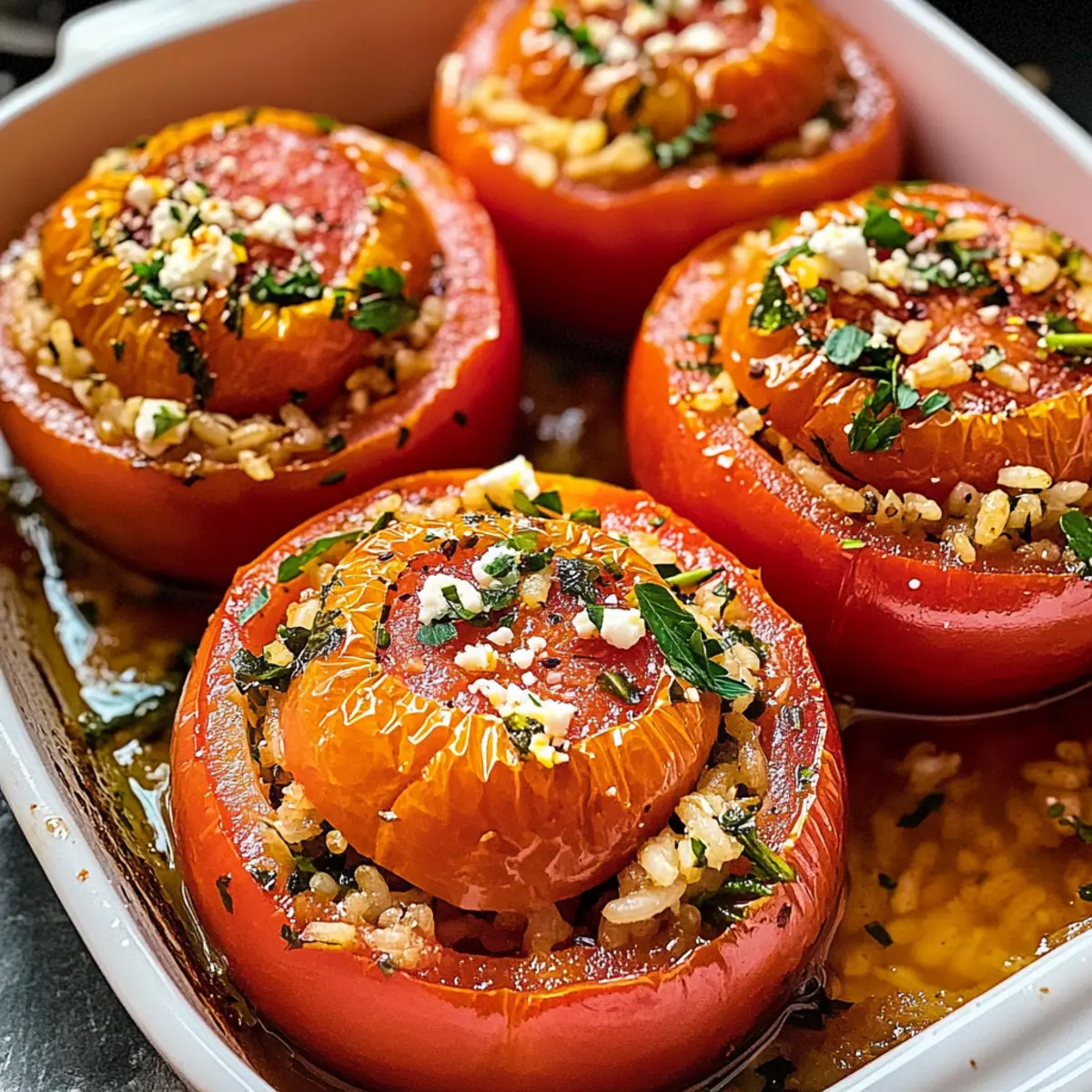 Griechische gefüllte Tomaten – Köstlich und anpassbar