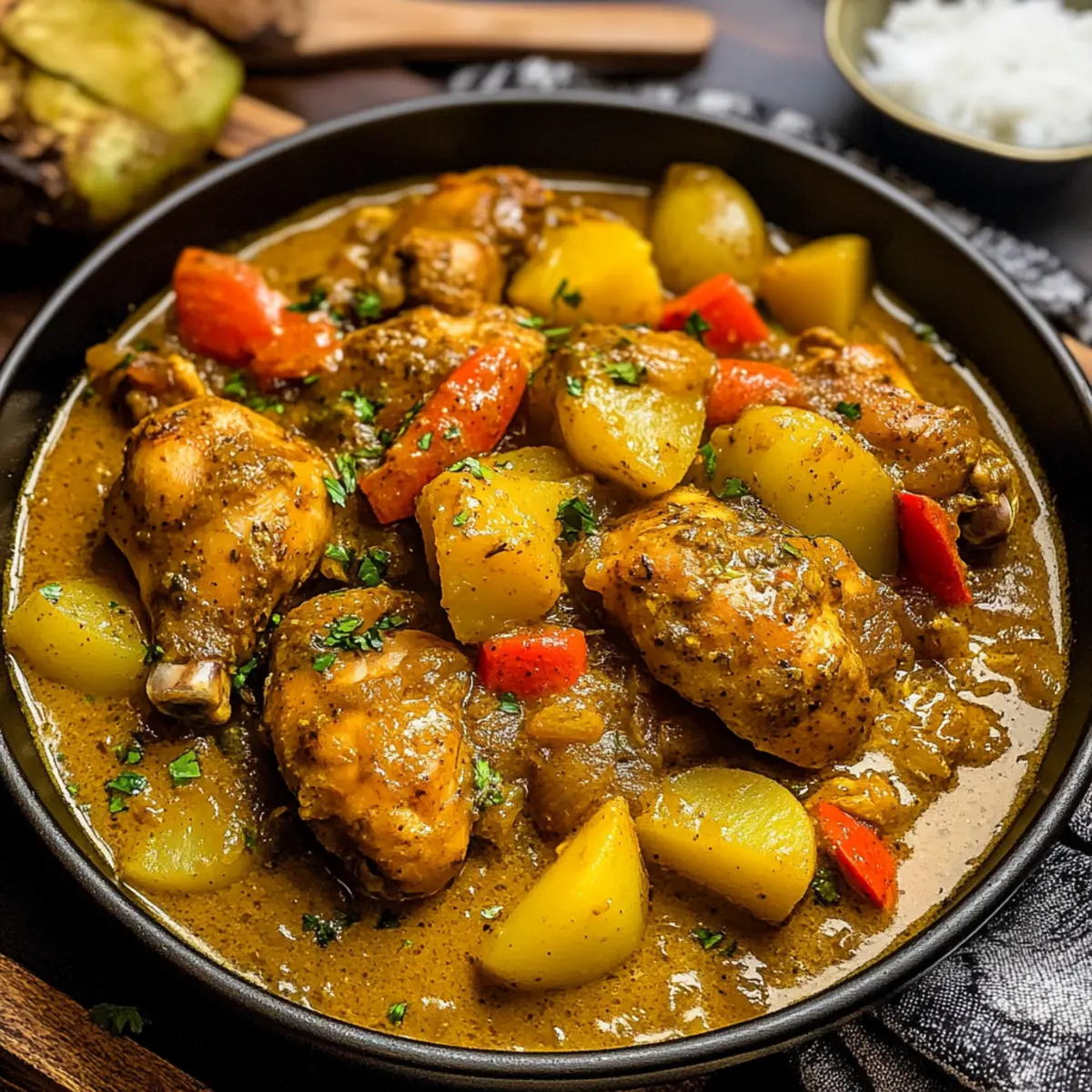 Jamaikanisches Curry-Hühnchen für Genussmomente