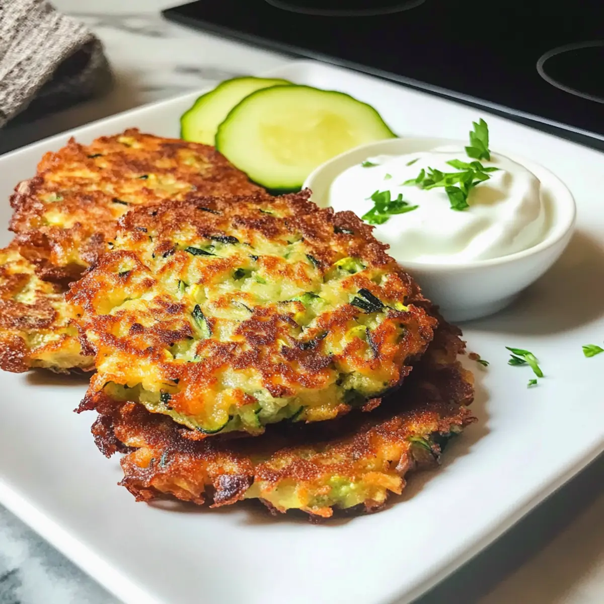 Libanesische Zucchini-Puffer ganz einfach gemacht