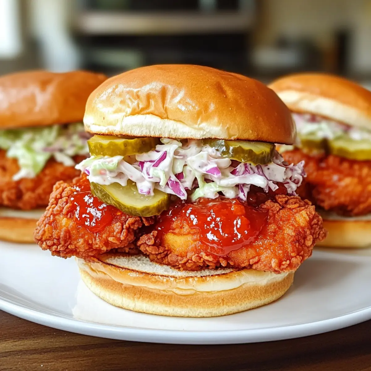 Nashville Heißes Hähnchen Sandwiches für Genussmomente