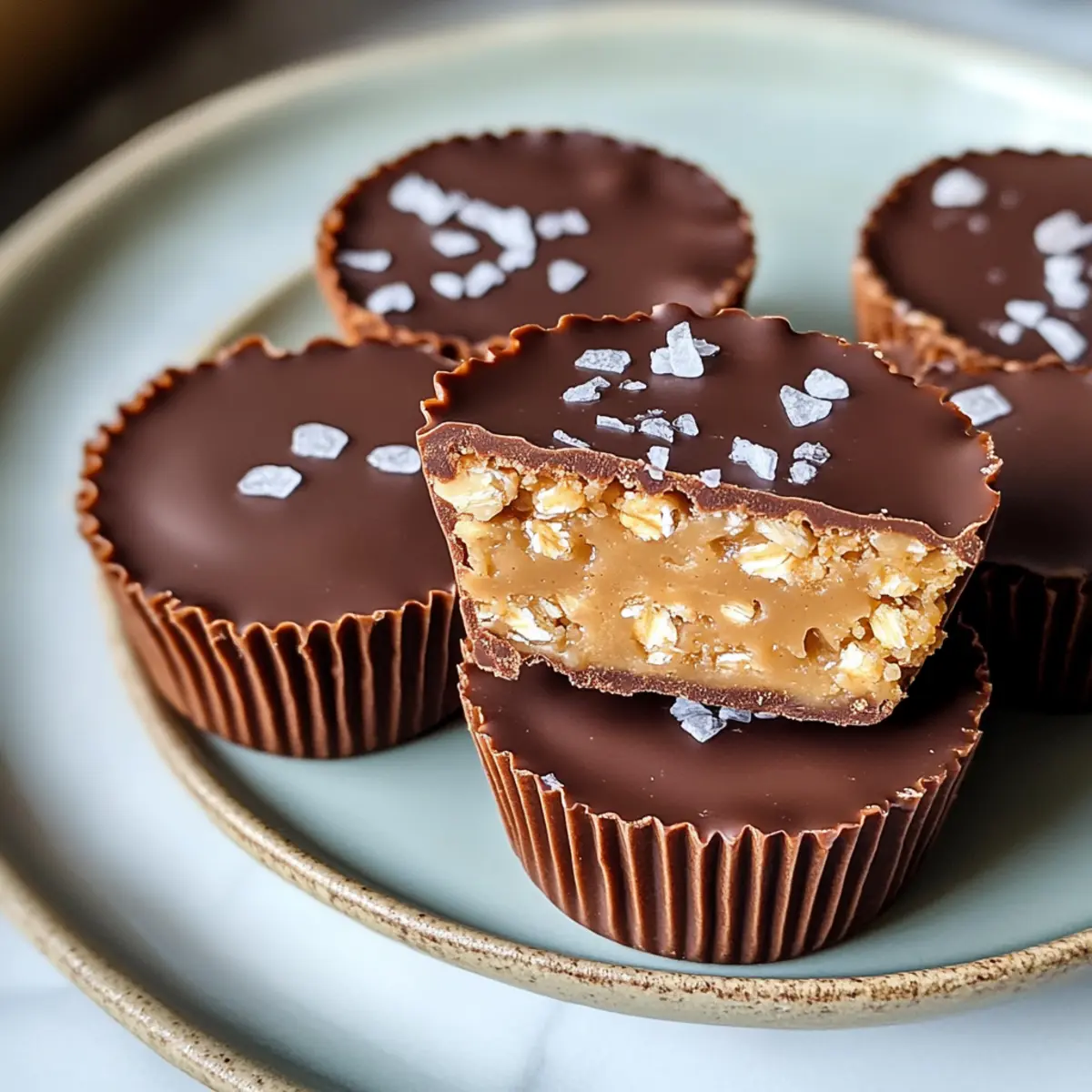 Keine-Backen Erdnussbutter Haferbecher Rezept