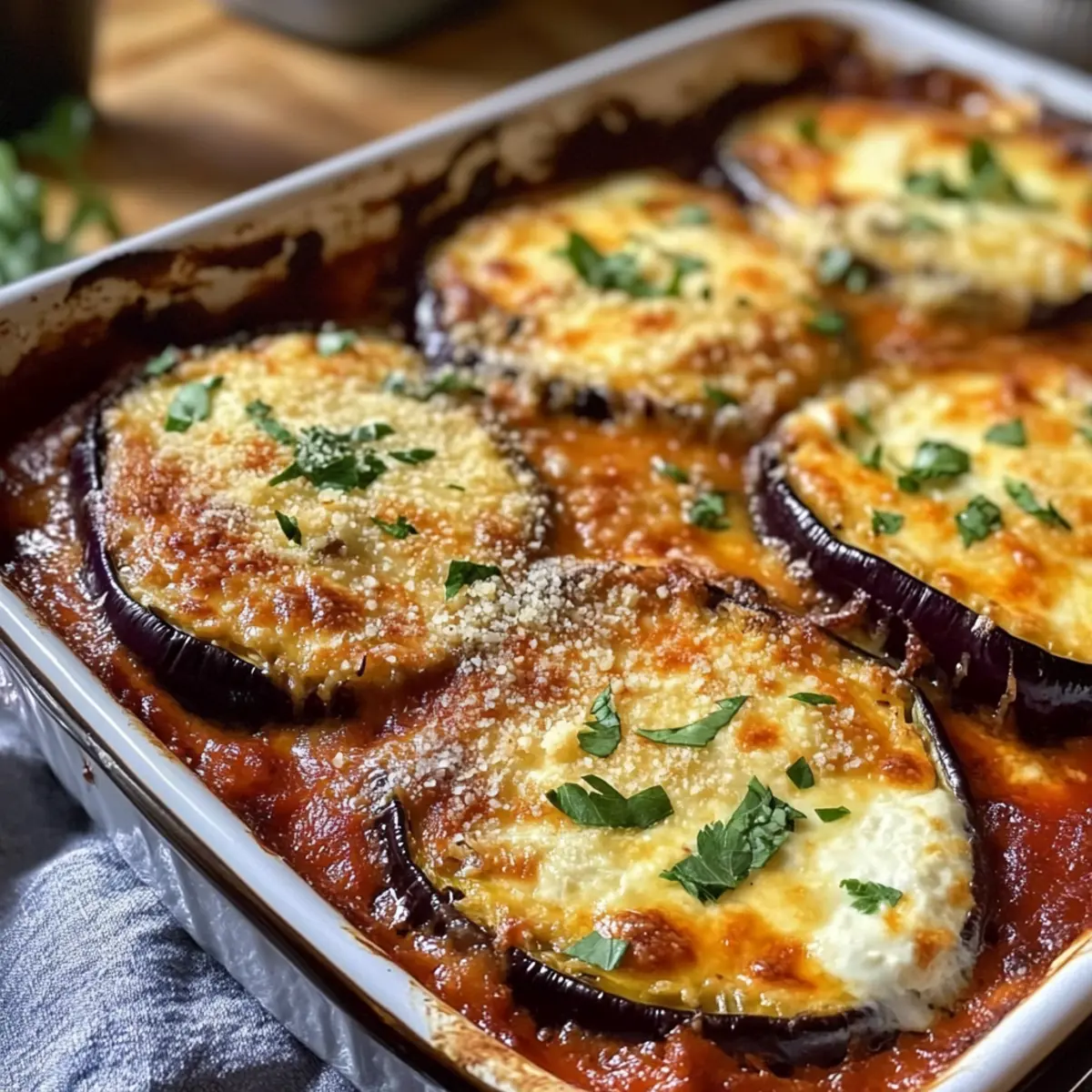 Ricotta Auberginen Auflauf: Ein italienischer Traum
