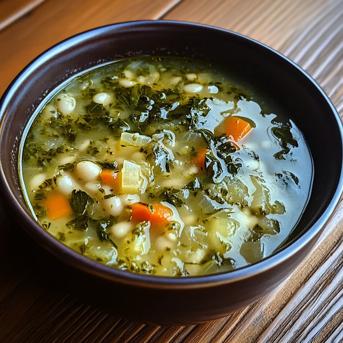 Sardische Kräutersuppe für Gemütliche Abende