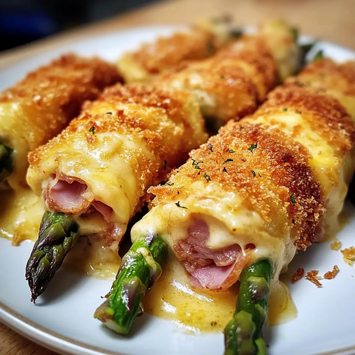 Spargel Cordon Bleu schnell und lecker zubereiten