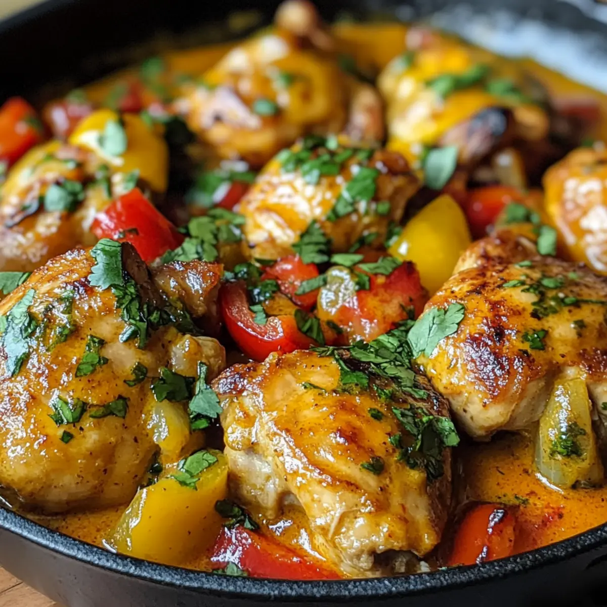 Scharfes brasilianisches Kokosnuss-Hühnchen ganz einfach