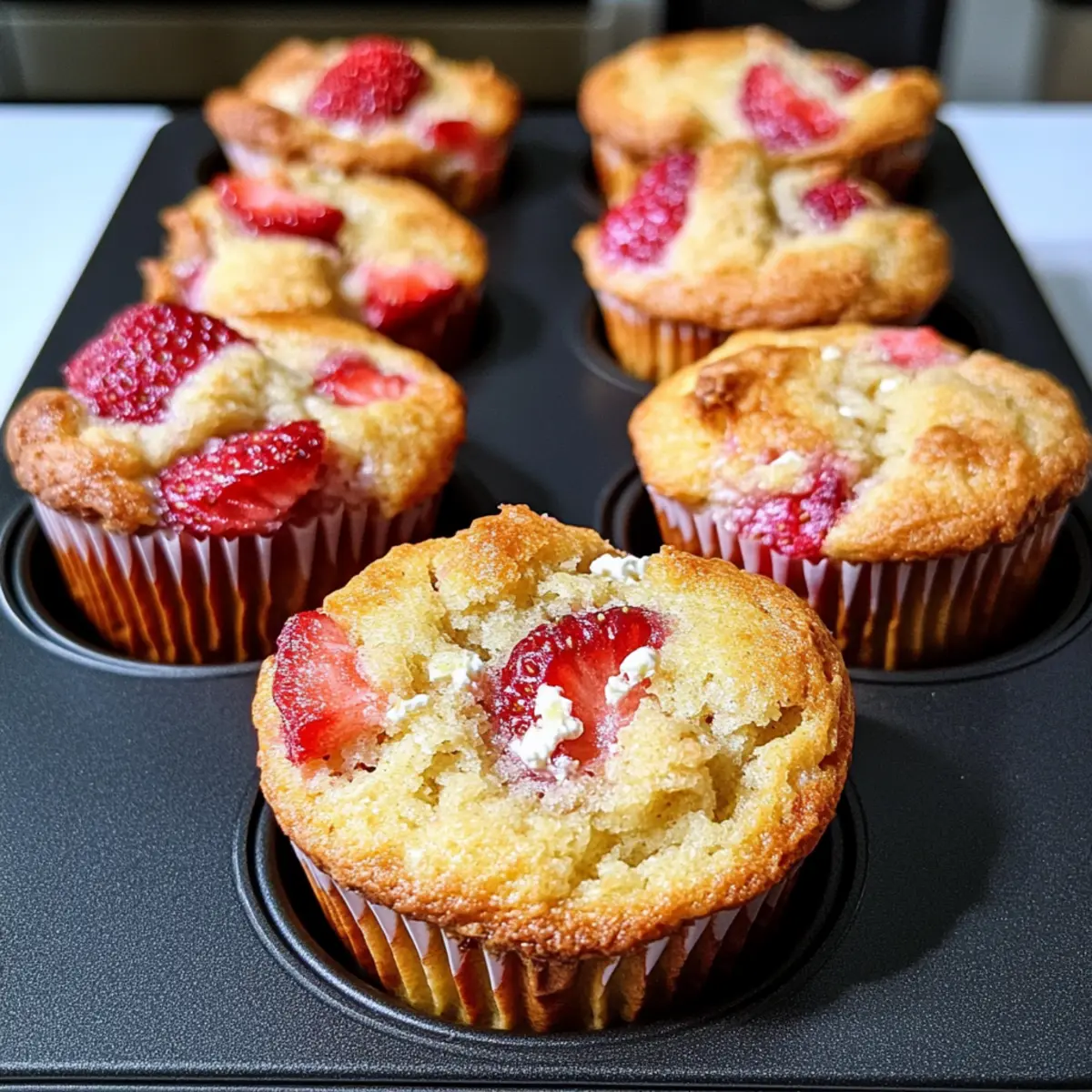 Erdbeer-Ricotta-Muffins für den perfekten Frühlingsstart