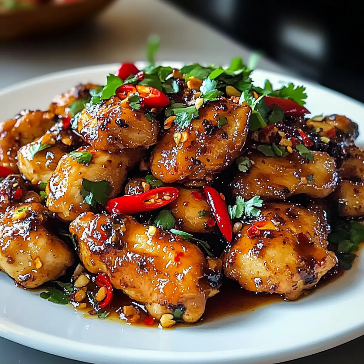 Süßes und würziges Thai-Hühnchen für jeden Abend