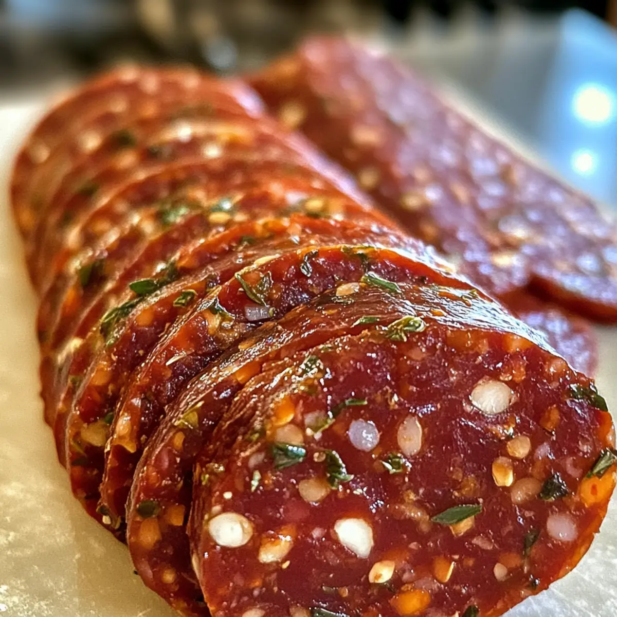Veganer Salami: Herzhaft und einfach selbstgemacht
