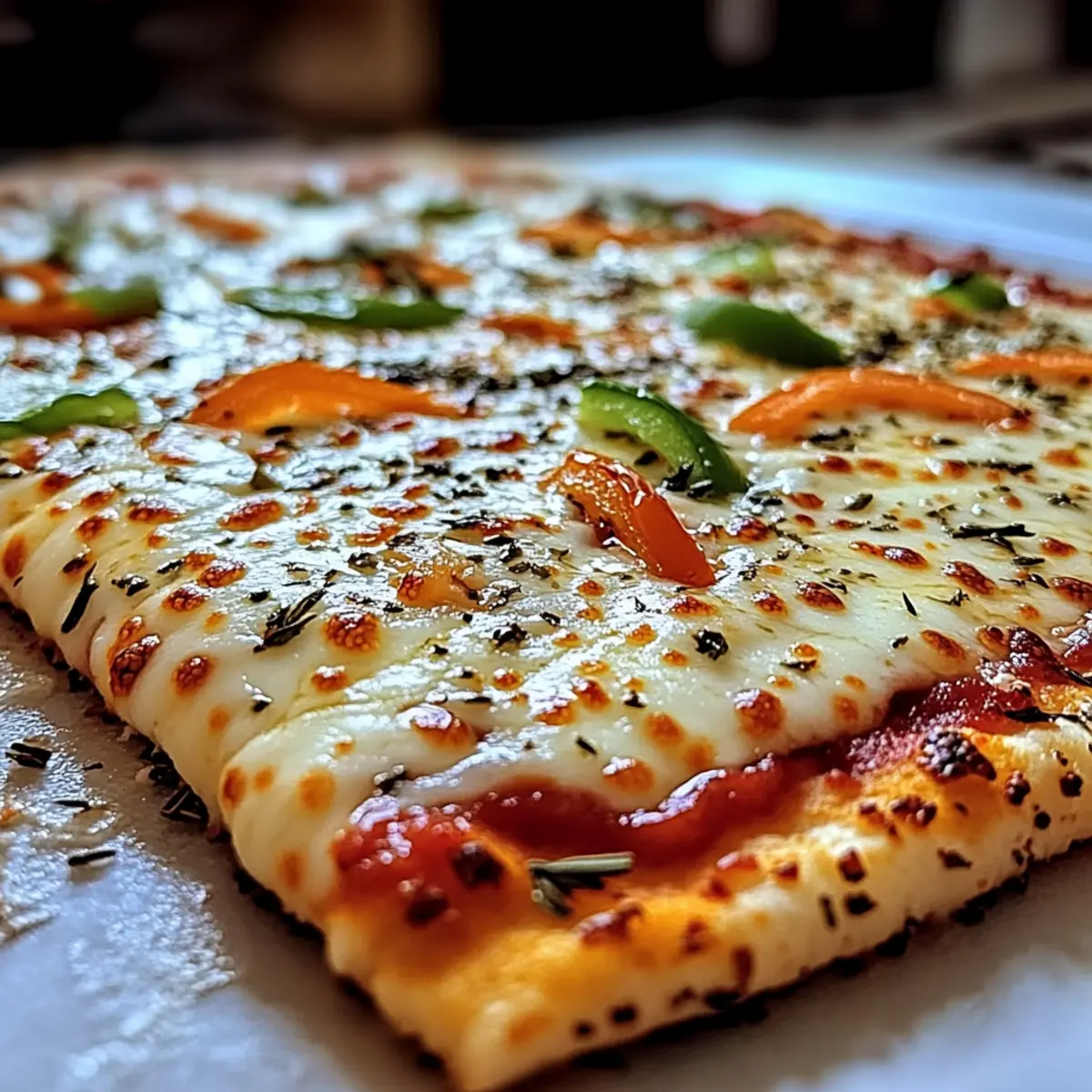 3-Zutaten Hüttenkäse Pizza für deinen Abendgaumenschmaus