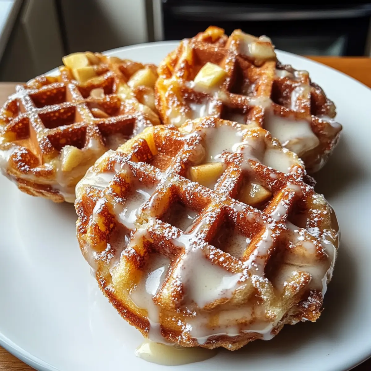 Apfelküchlein Waffel-Donuts für jeden Anlass