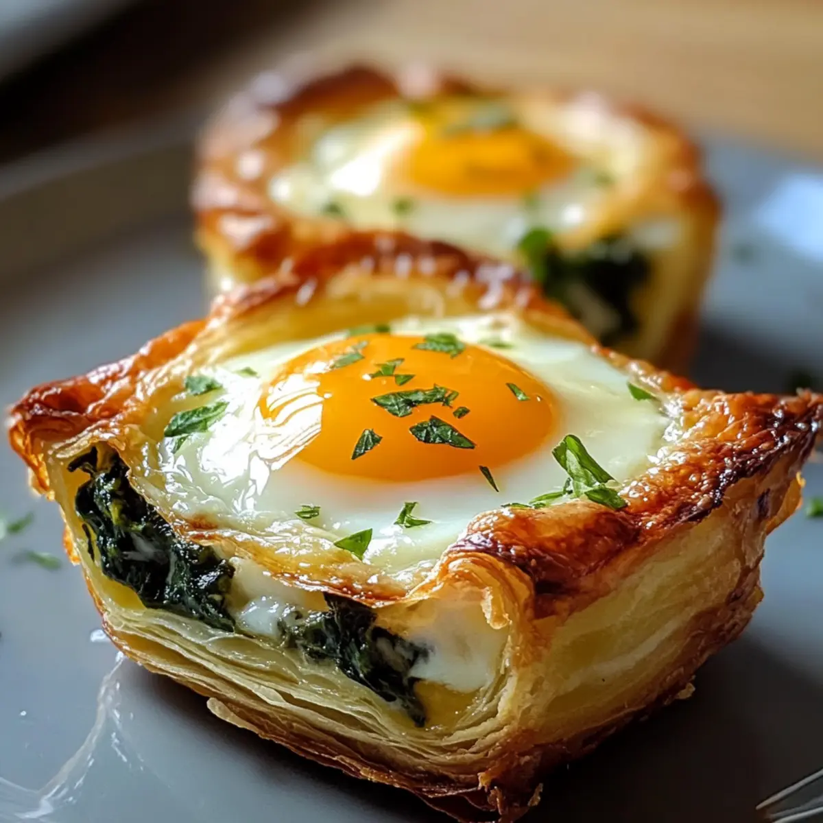Gebackene Eier Napoleon für ein elegantes Brunch-Erlebnis