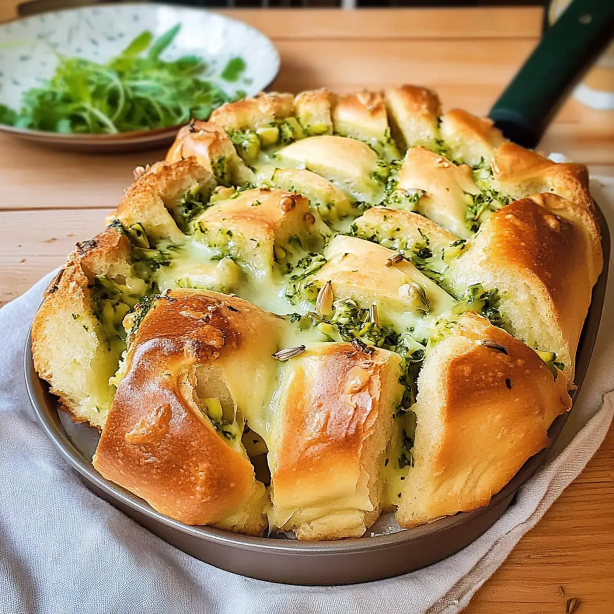 Bärlauch-Zupfbrot für den Osterbrunch genießen