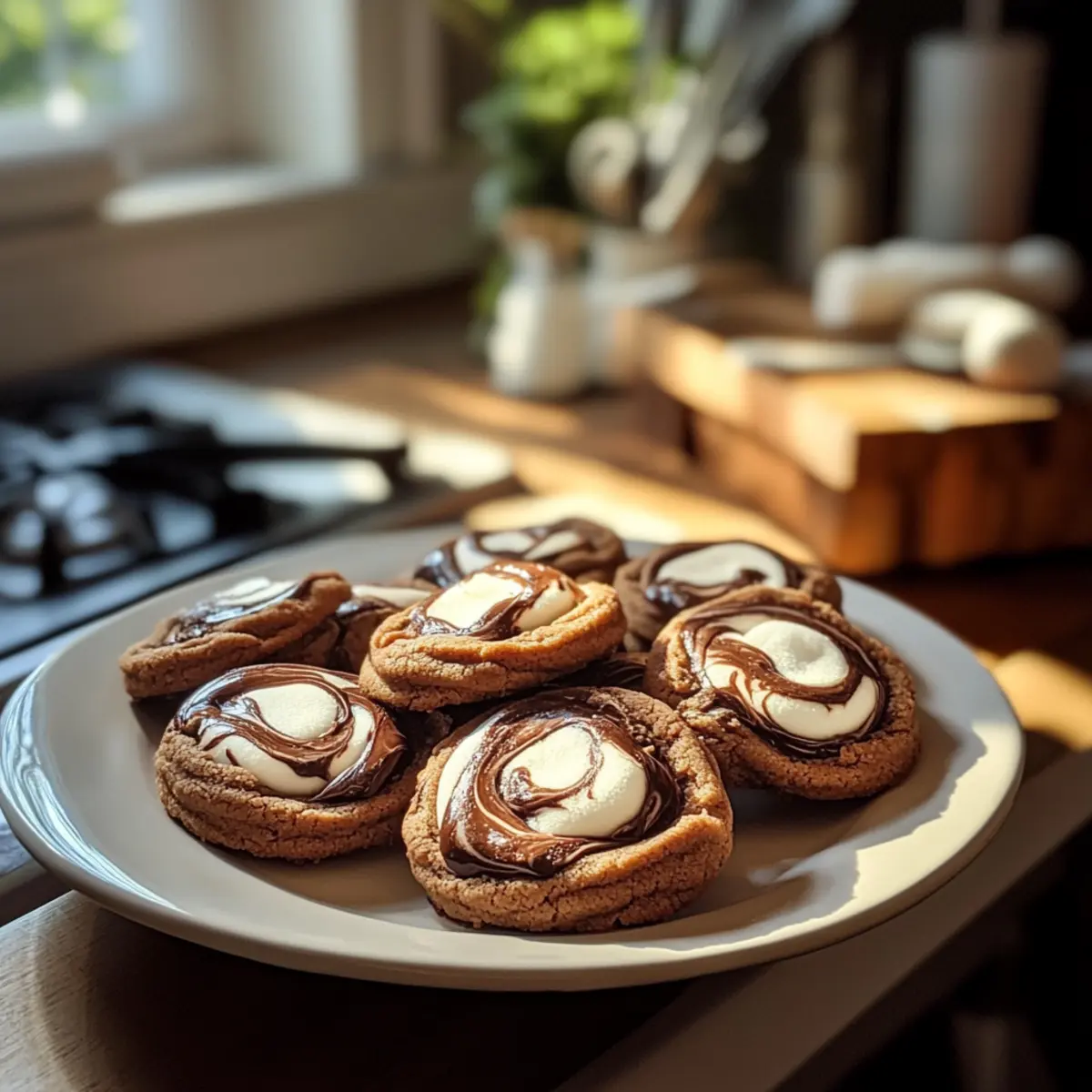 Schokoladen-Marshmallow-Quirl-Kekse für süße Momente