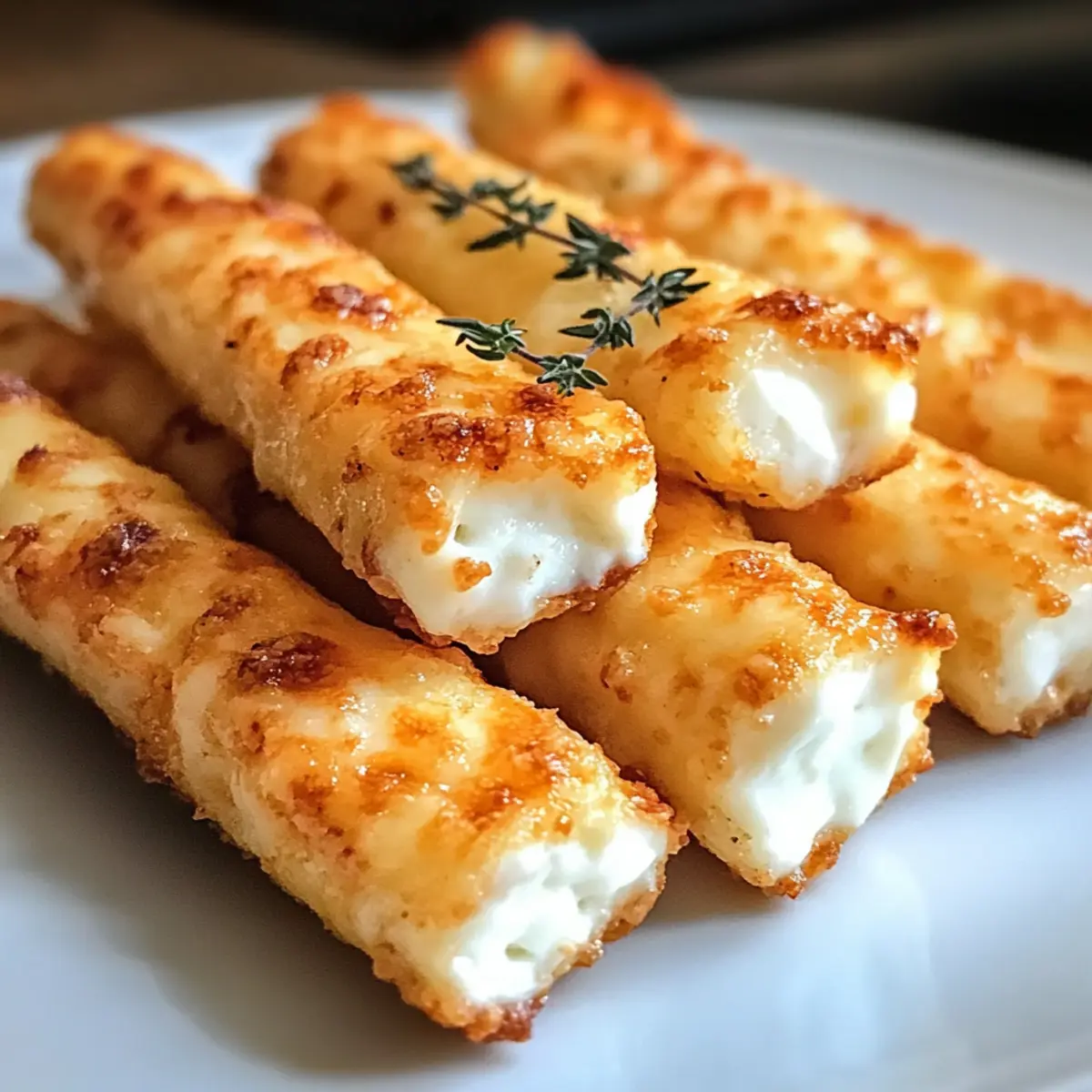 Hüttenkäse Käse-Sticks – Perfekt für Snacks