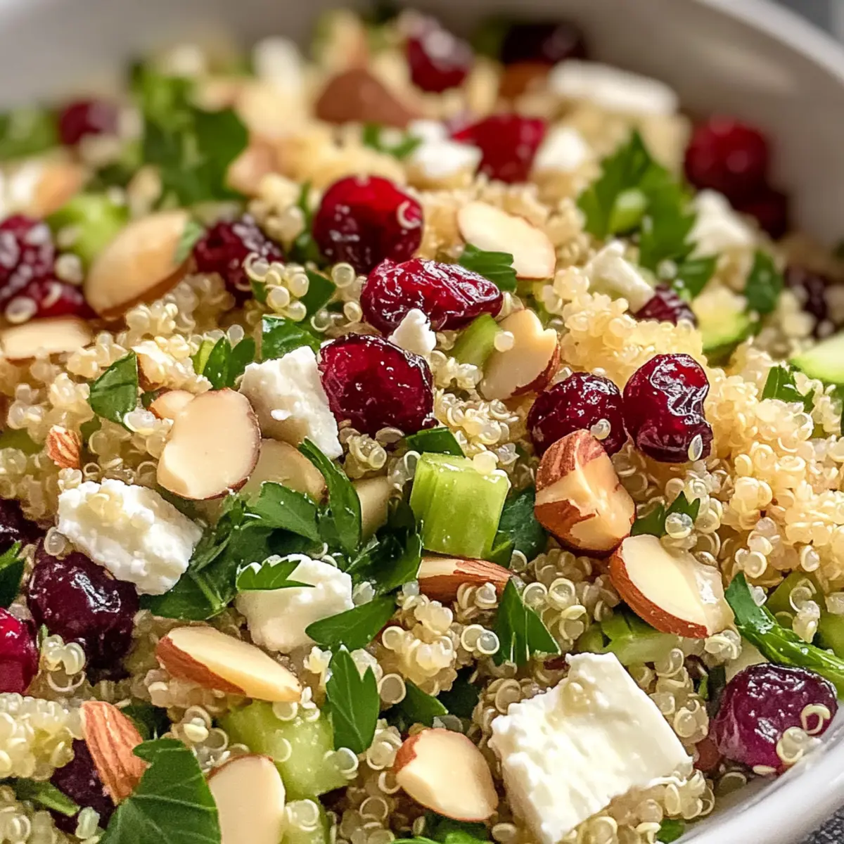 Cranberry Quinoa Feta Salat für jeden Anlass