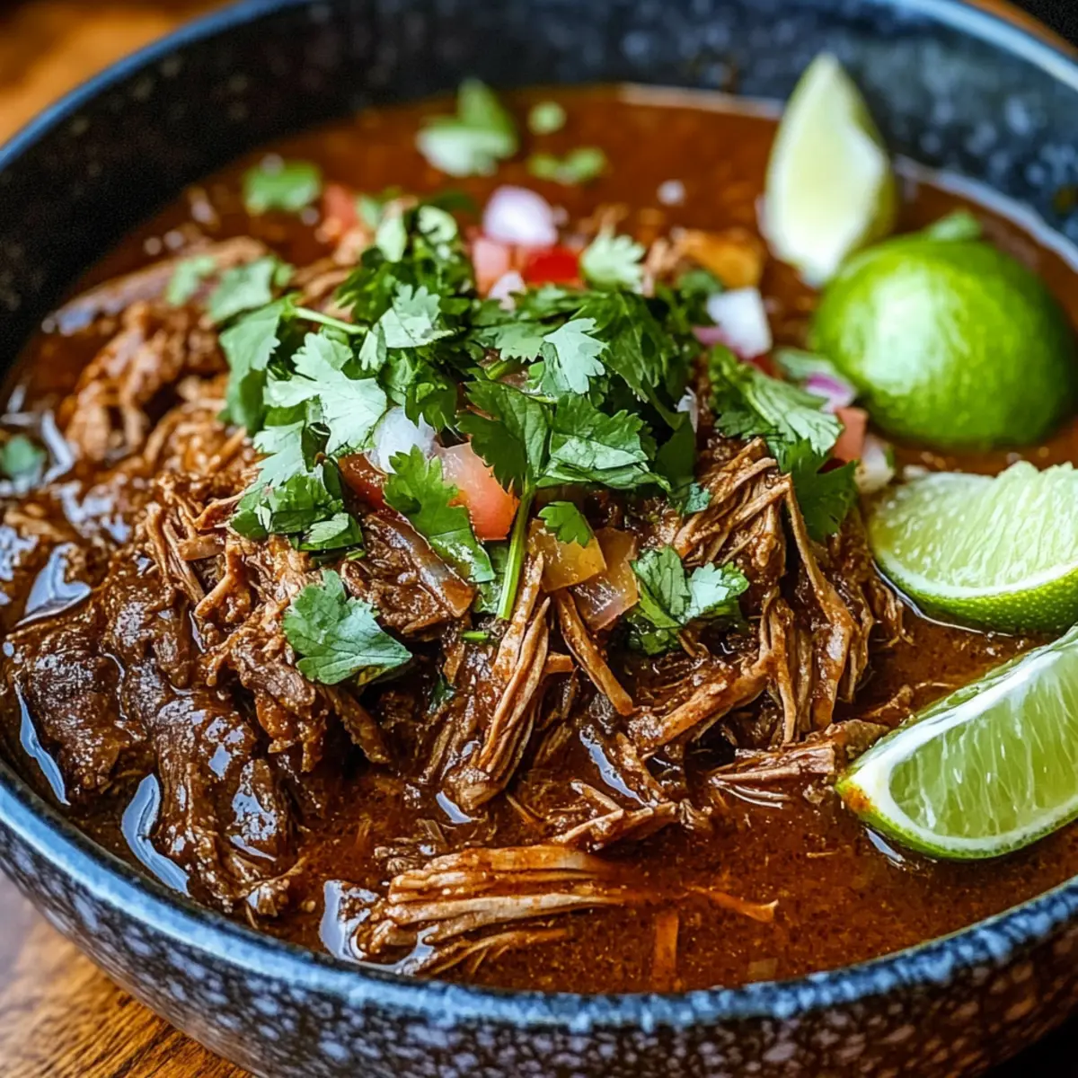 Crockpot Mexikanische Birria für Tacos ganz einfach