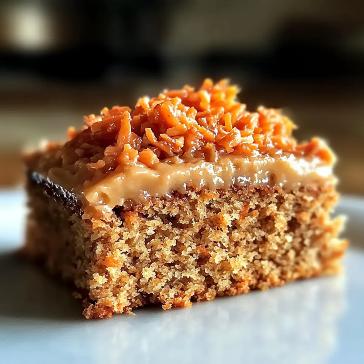 Saftiger Haferflocken Karottenkuchen ganz ohne Mehl