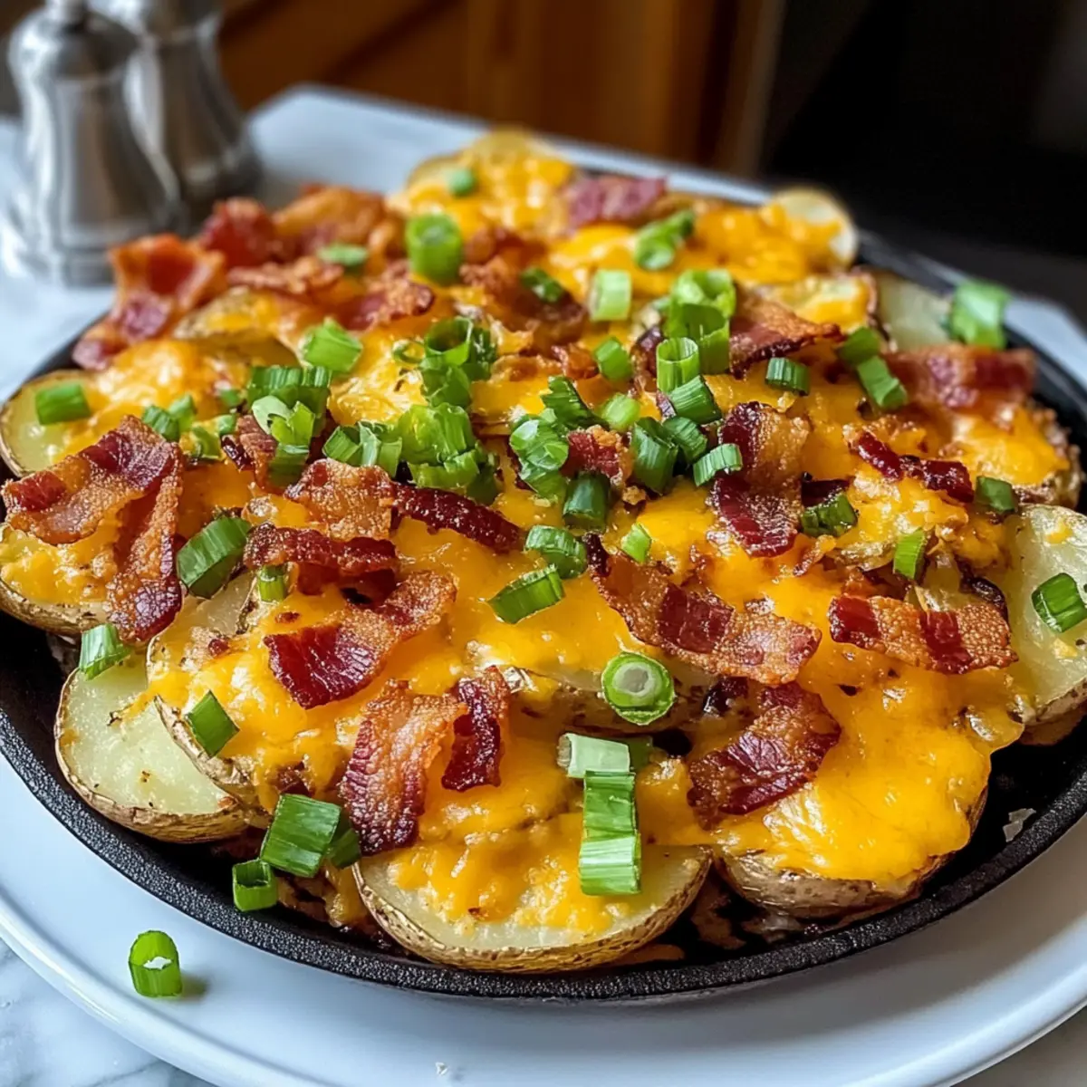 Köstliche Irish Pub Nacho Kartoffeln für jeden Anlass