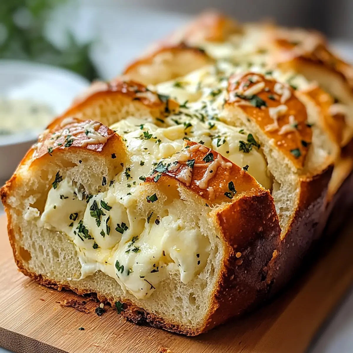 Italienisches Kräuter- und Käsebrot für Genießer