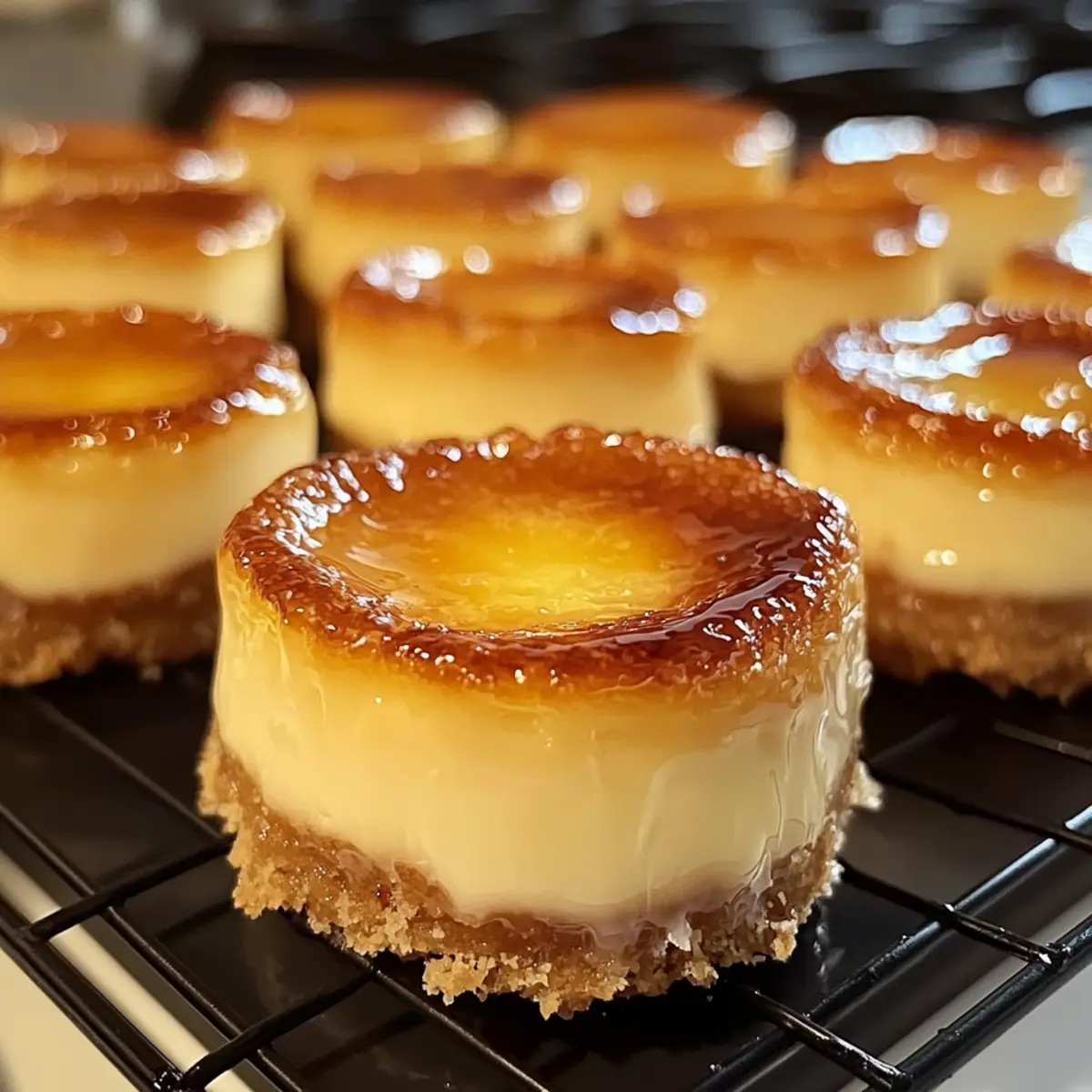 Mini Crème Brûlée Käsekuchen für süße Momente