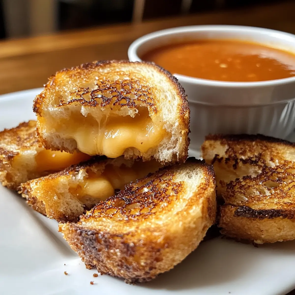 Mini Gegrillte Käse Dipper für jeden Anlass