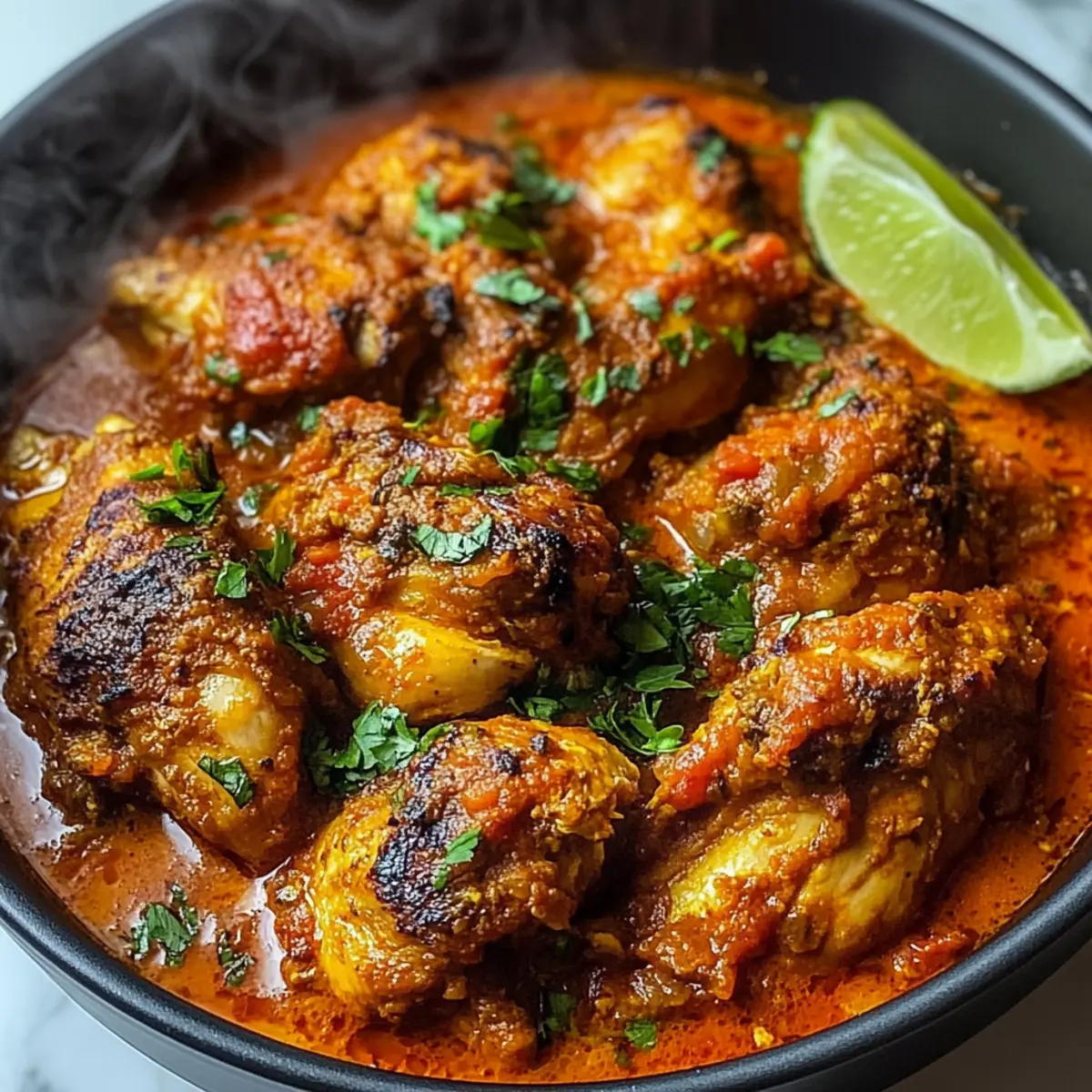 Nigerianisches Hähnchen-Eintopf für Herz und Seele