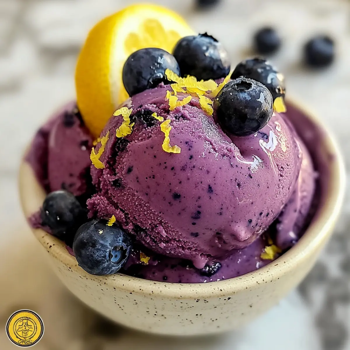 Kein Kündigungs Heidelbeeren Zitrone Sorbet Rezept