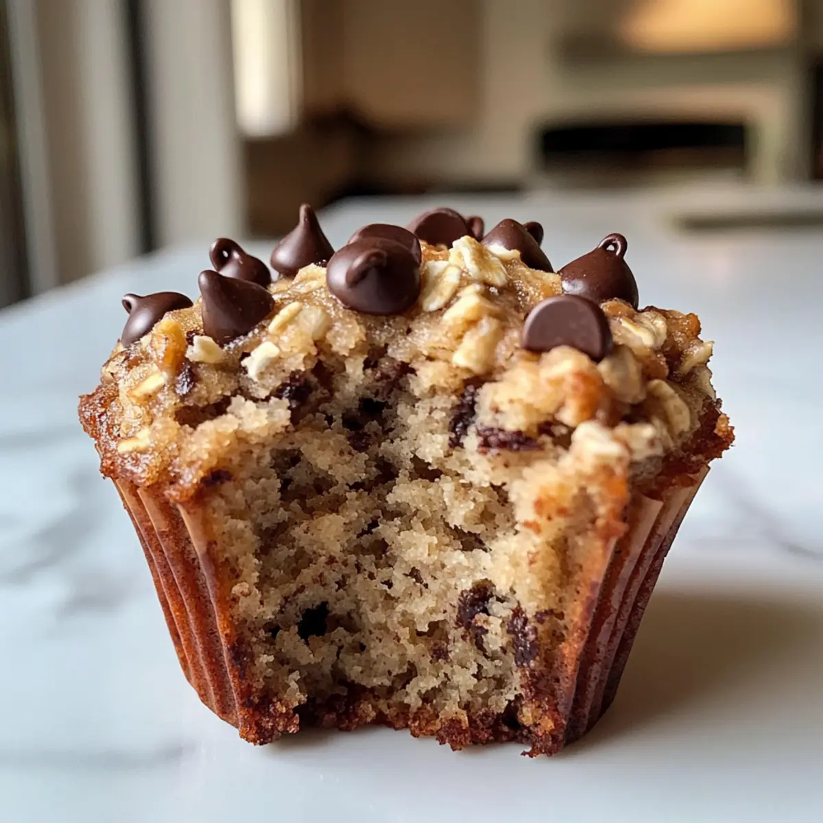 Haferflocken Schokoladenstückchen Muffins einfach machen
