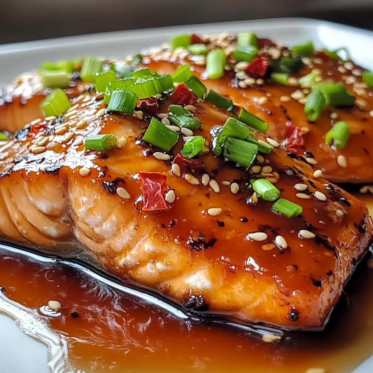 Orangen-Teriyaki-Lachs für ein schnelles Abendessen