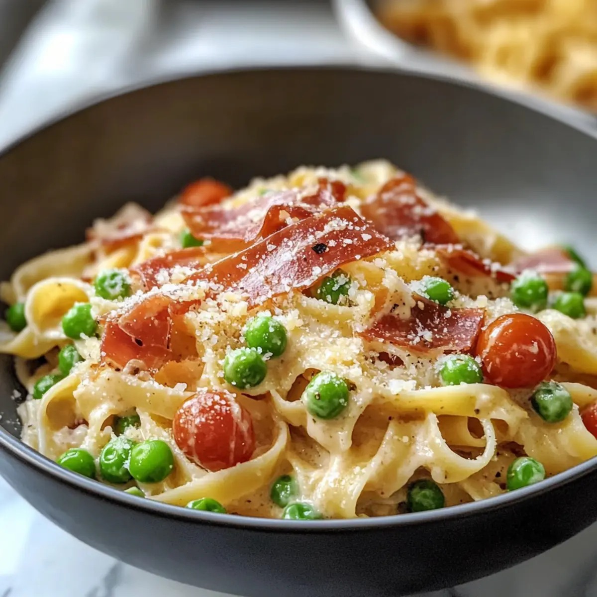 Schnelle Prosciutto Pasta für jeden Abend