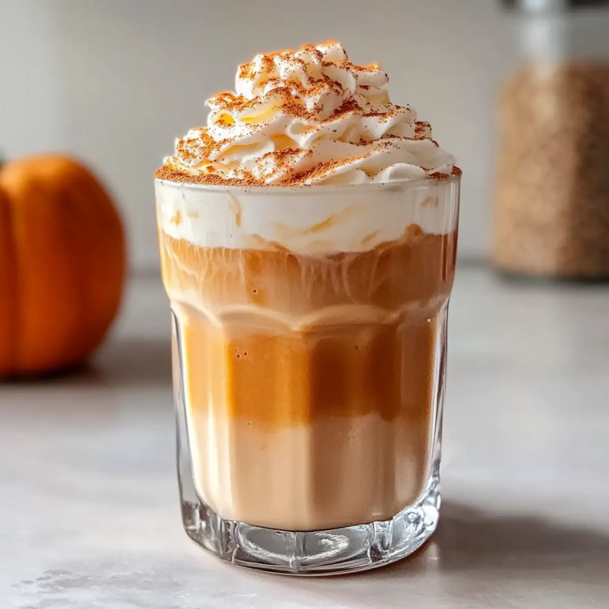 Kürbis Chai Eistee Latte für den perfekten Herbstgenuss