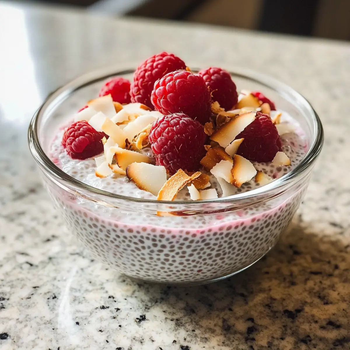 Himbeer-Chia-Pudding für Gesundheitsbewusste