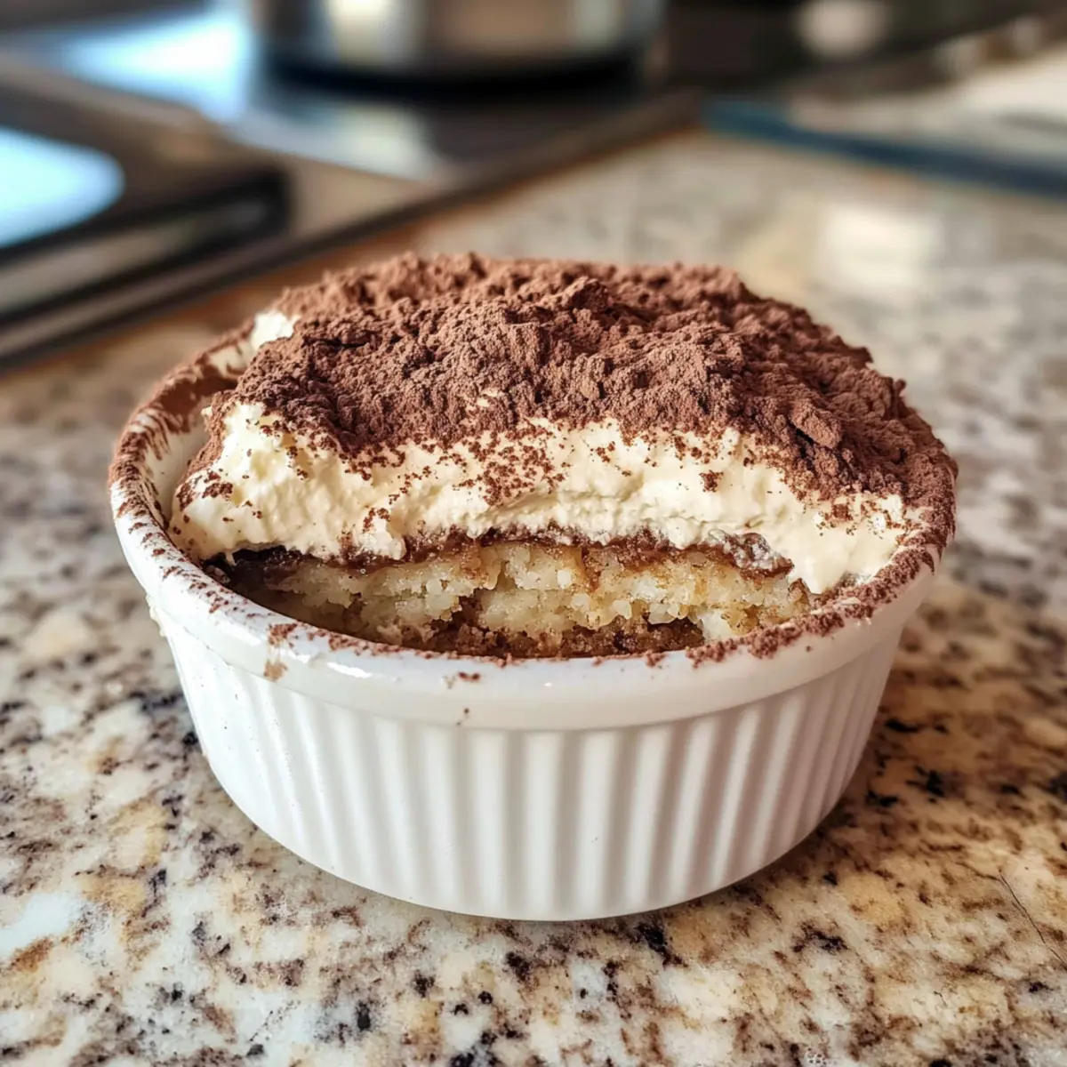 Reiskuchen Tiramisu für Eiweißliebhaber