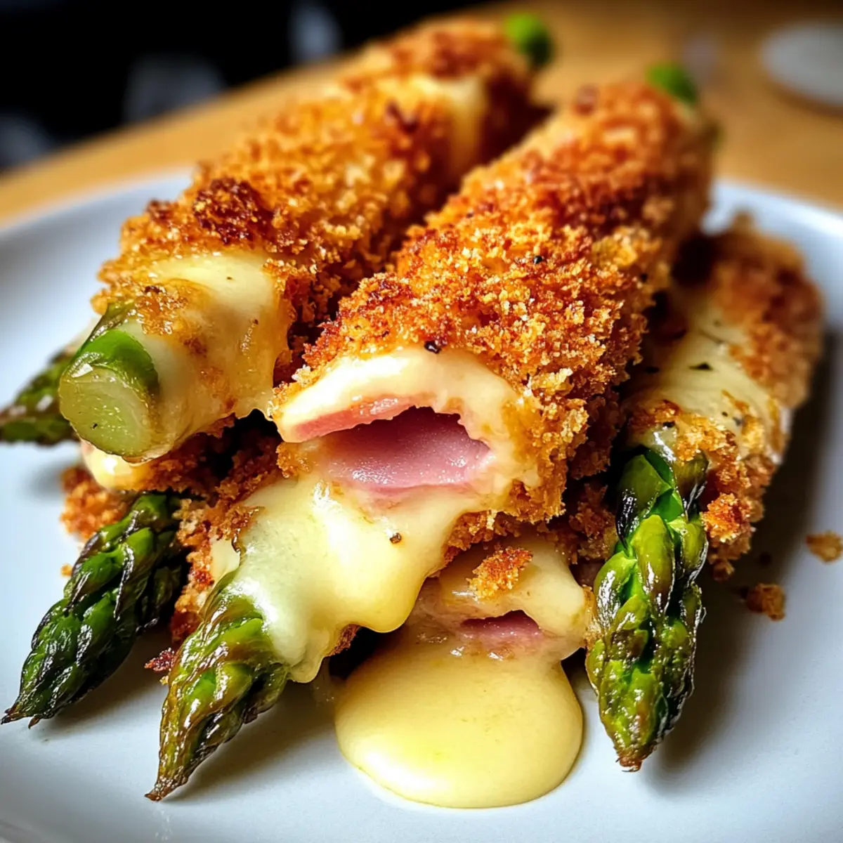 Spargel Cordon Bleu für Knusprige Genussmomente