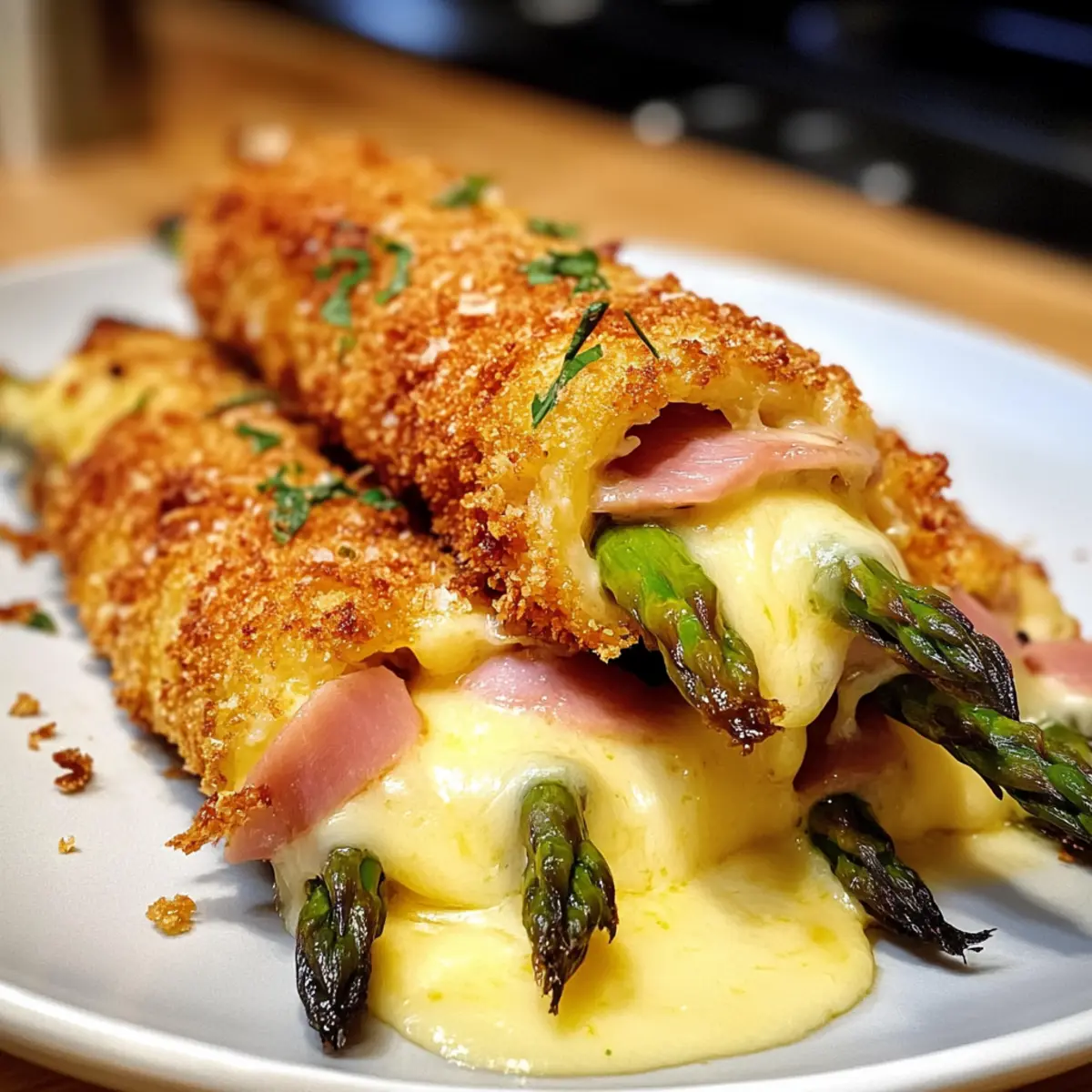 Spargel Cordon Bleu schnell und einfach zubereiten