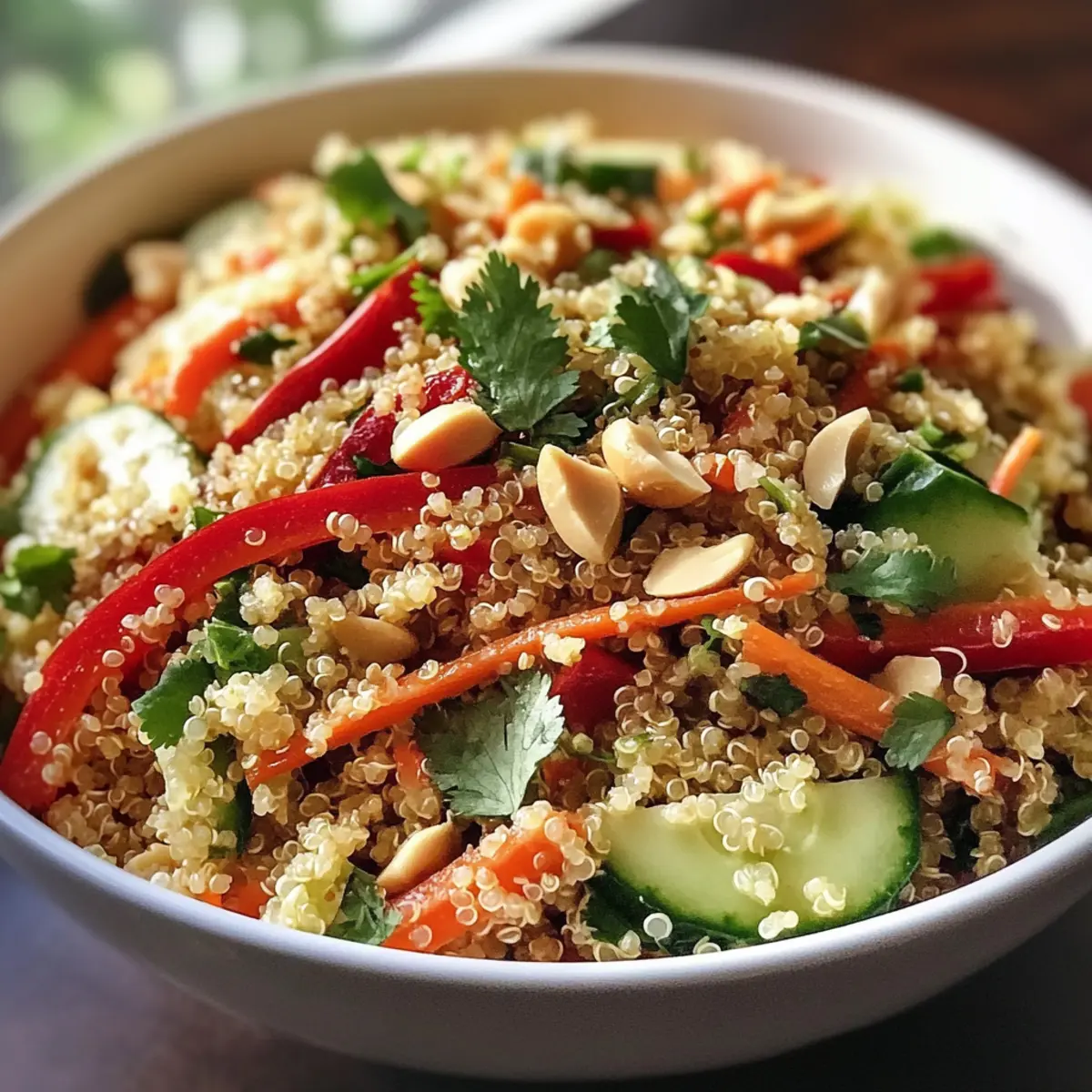 Thai Quinoa Crunch Salat für eine frische Mahlzeit