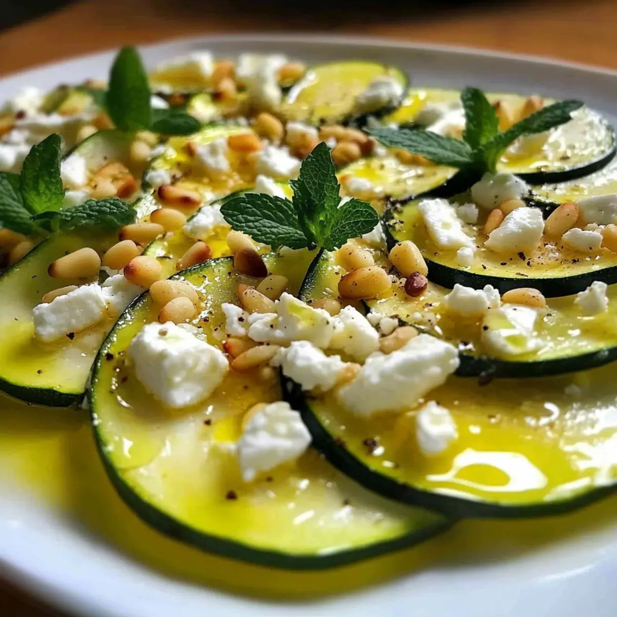 Zucchini-Carpaccio: Erfrischend und einfach zuhause genießen