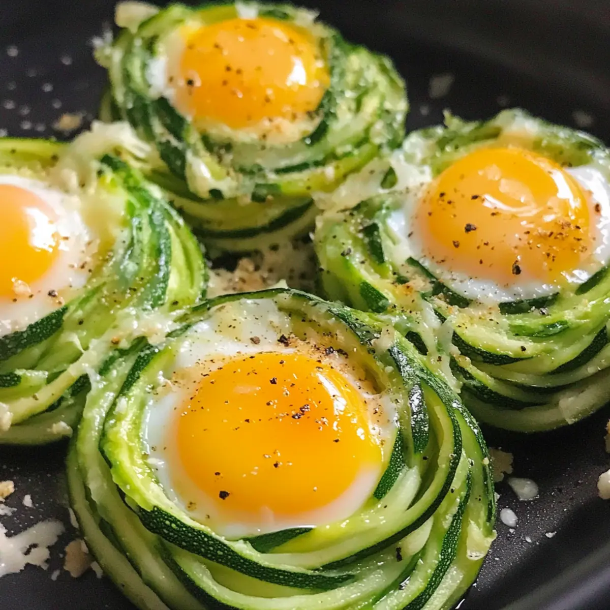 Zucchini-Ei-Nester für gesunde Genussmomente