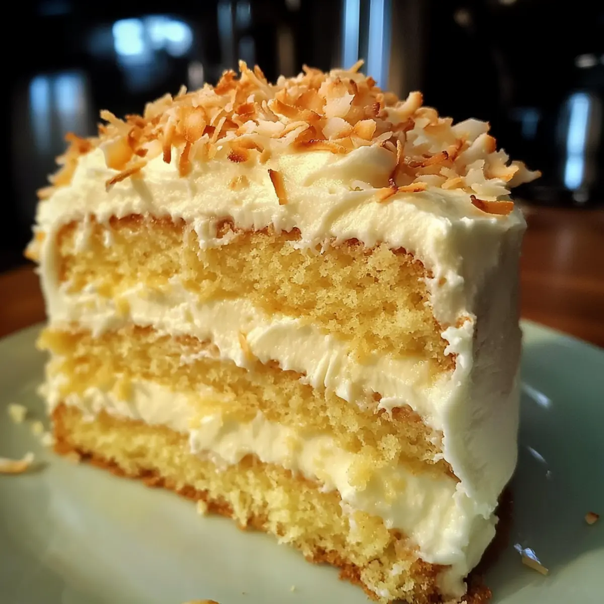 Südlicher Kokosnusspuddingkuchen: Ein Genuss!