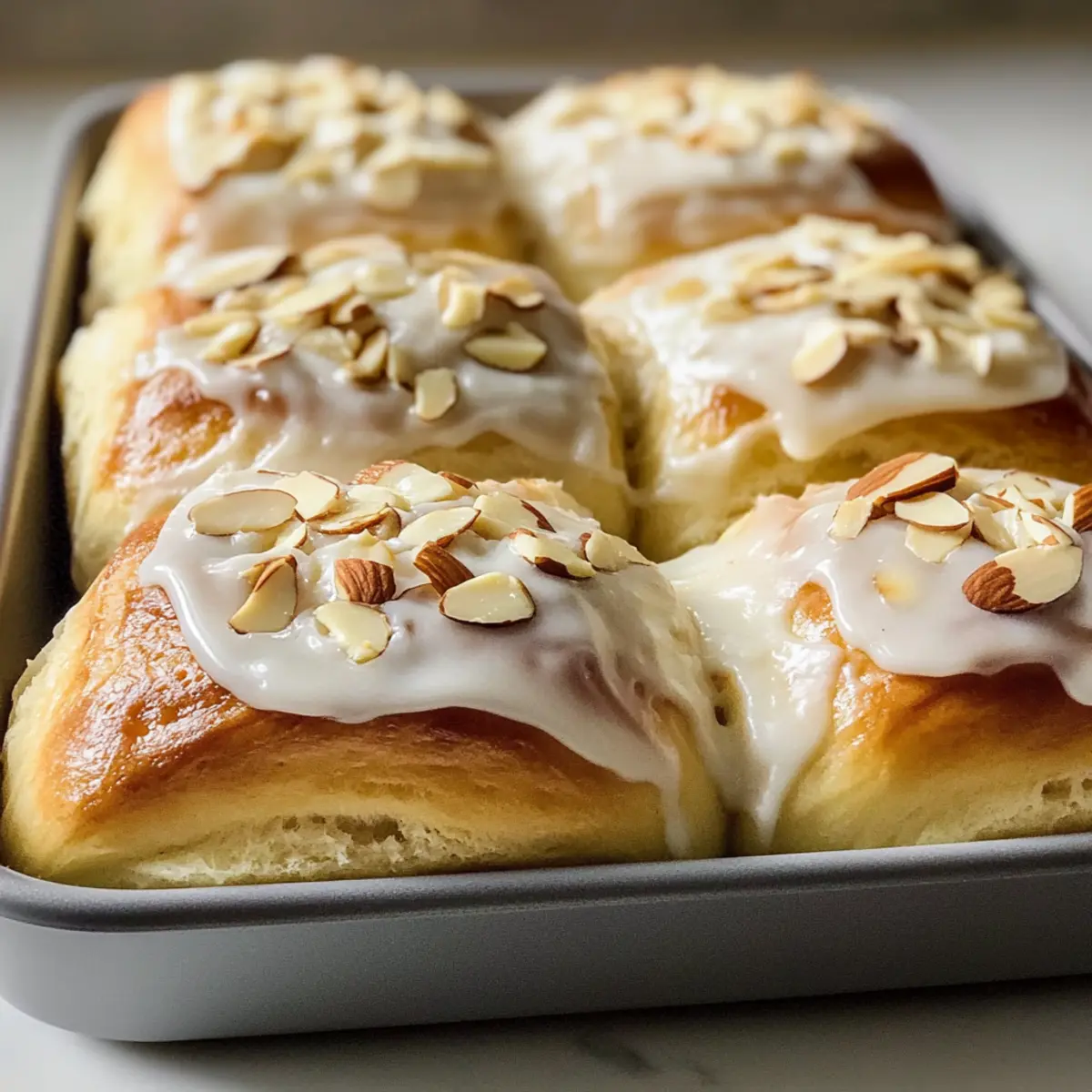 Mandelsahnerollen – Soft und Puddingfüllung pur