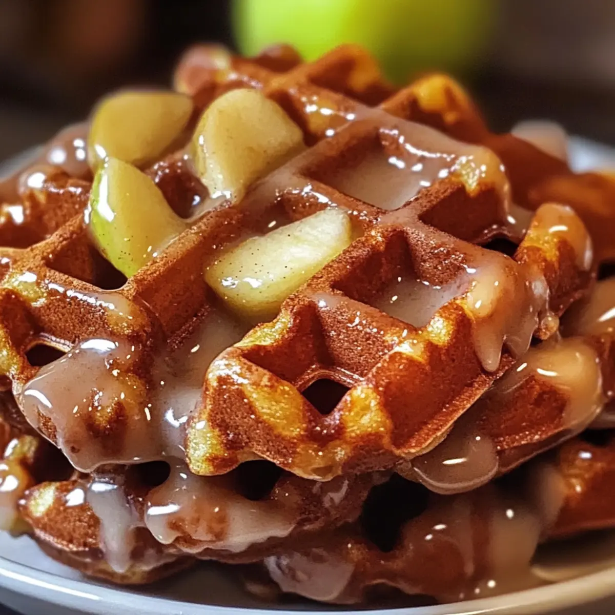 Apfelkücherl Waffel-Donuts für gemütliche Frühstücksmomente