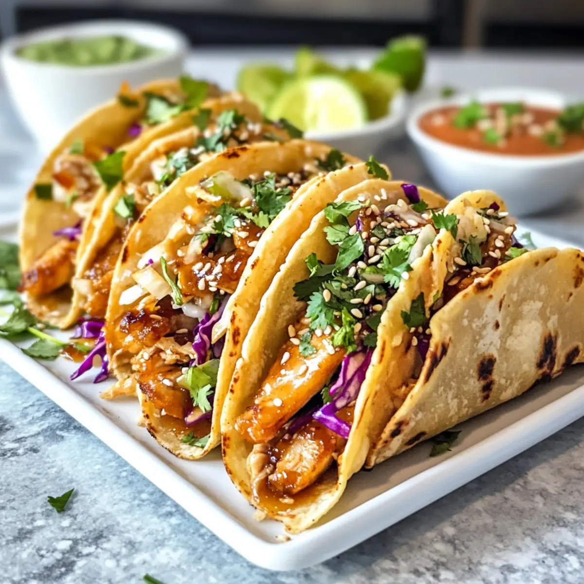 Applebee’s Hähnchen Wonton Tacos selbst gemacht
