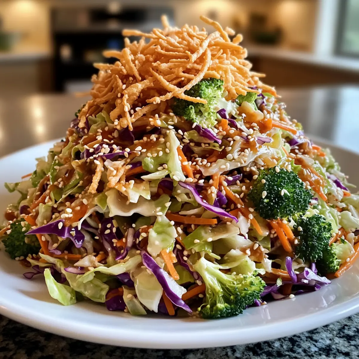 Asiatischer Kohl-Salat mit knackigem Dressing