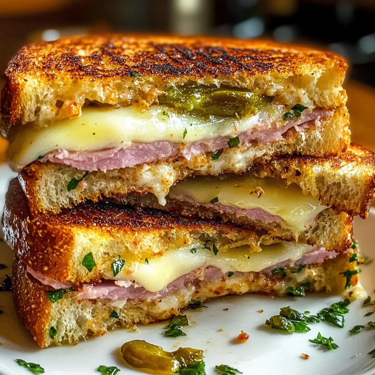 Köstliche Kubanische Knoblauchbrot-Sandwiches