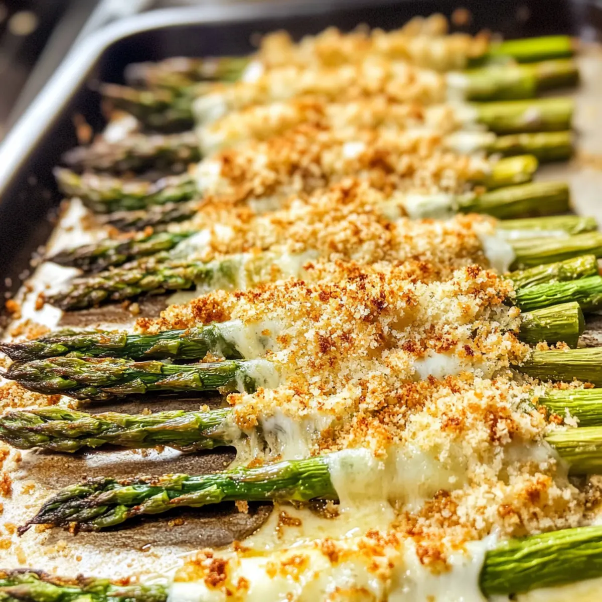 Käseüberbackener Spargel: Einfach und Köstlich