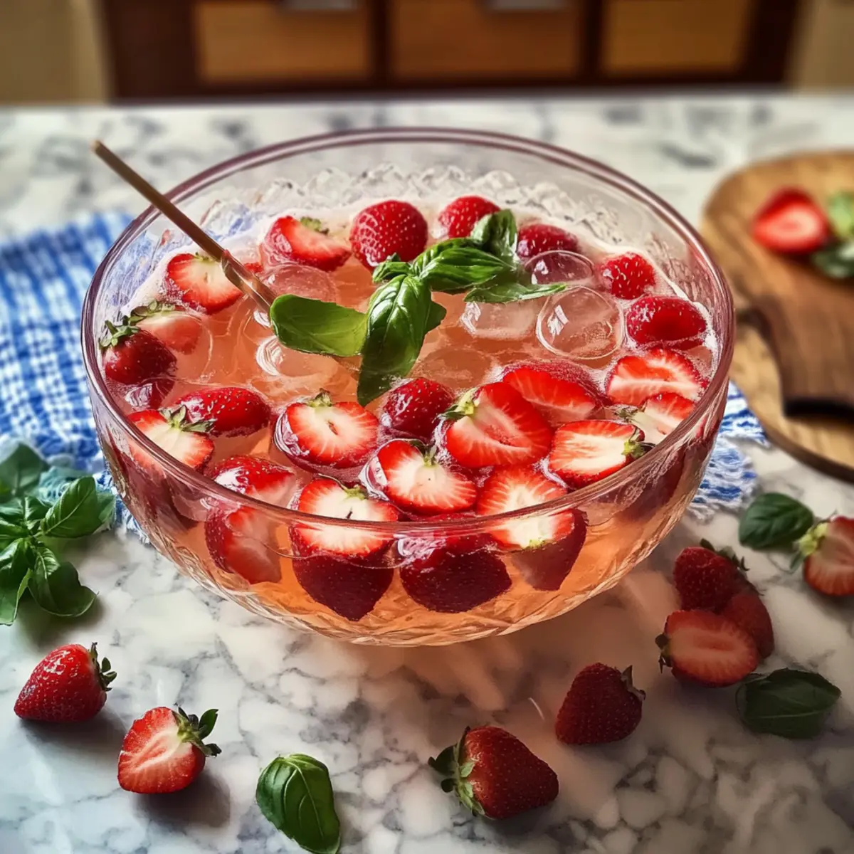Erfrischende Erdbeerbowle für den perfekten Sommer