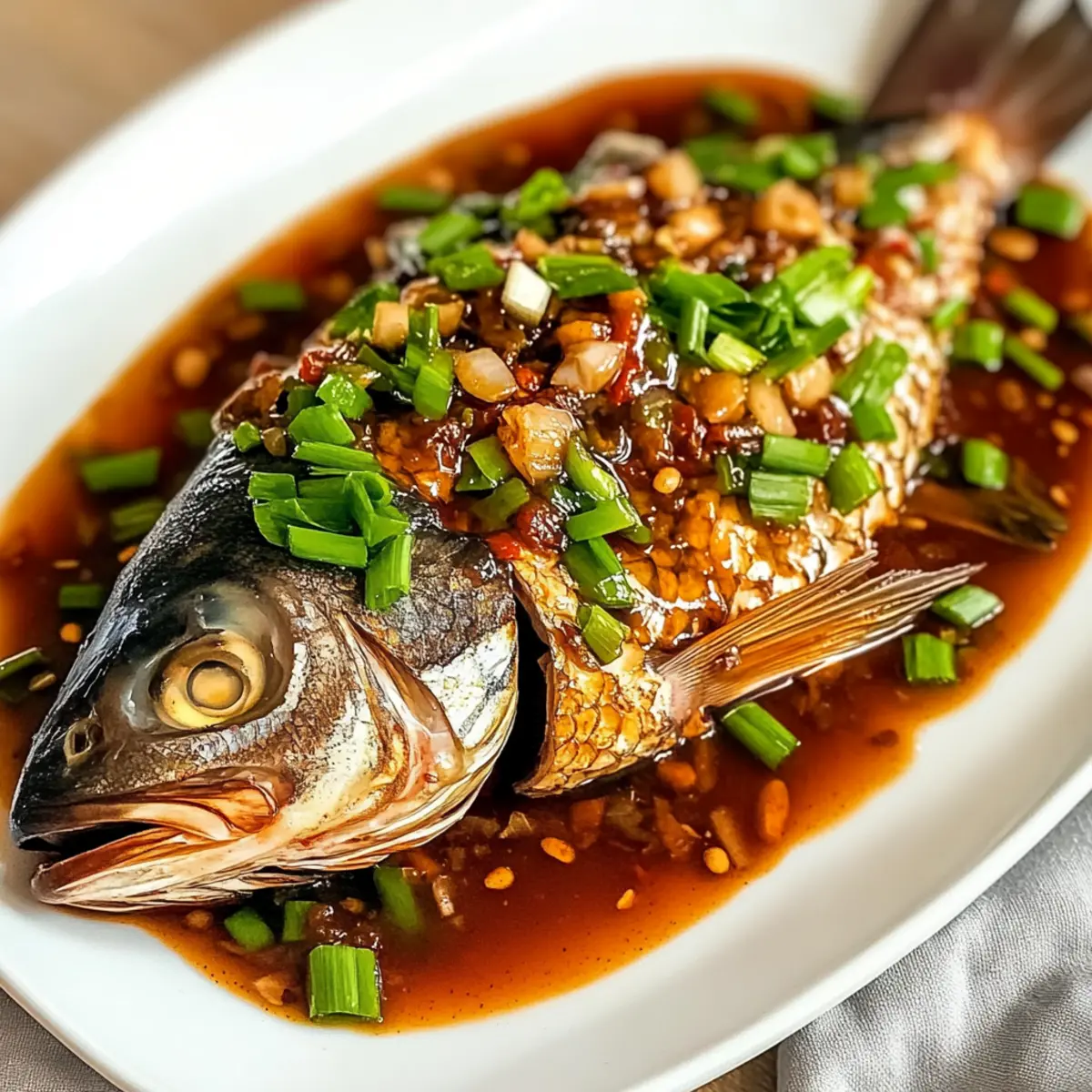 Fisch mit Chili-Bohnen-Sauce schnell zubereiten
